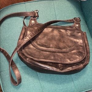 Frye Melissa Brown Leather Crossbody
